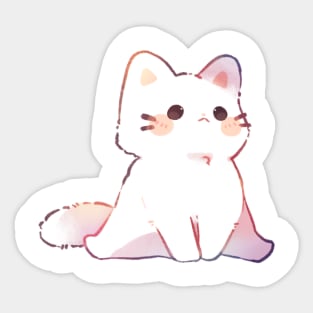 Sitting Kitty Sticker